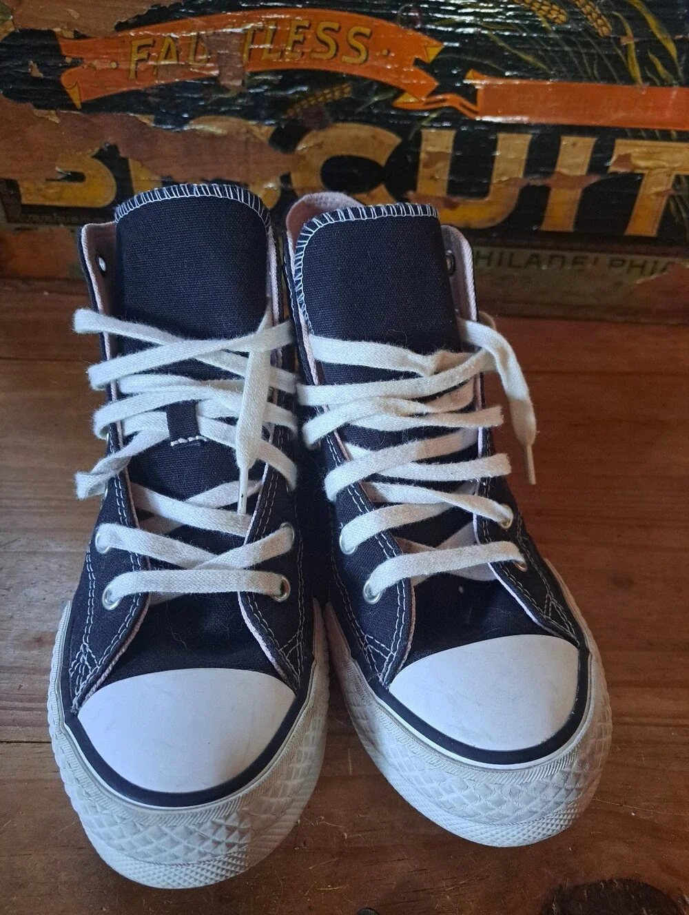 Converse Chuck Taylor All Star Platform Sneakers Kid's Size 3 Crafted Patchwork